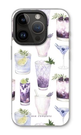 Violet cocktails