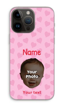 Personalized Face - Hearts N°2