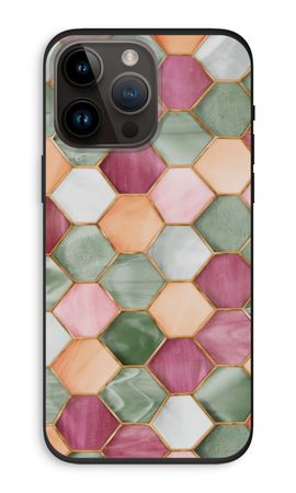 Hexagons in stained glass