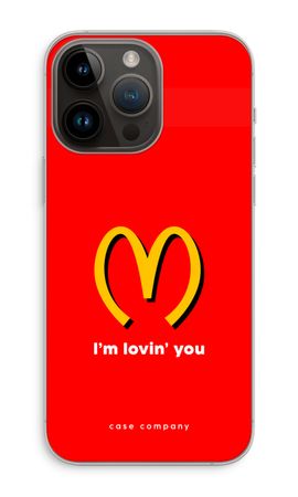 I'm lovin' you