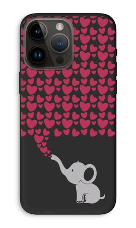 Elefante y corazones