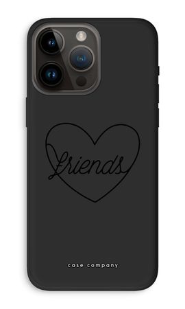 Friends heart black