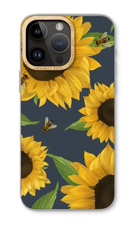 Sunflower and bees