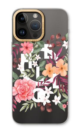 Hello in flowers