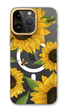 Sunflower and bees