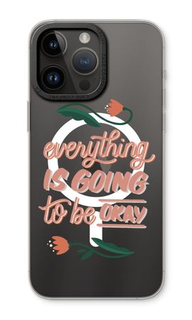 Optimistic flower girl