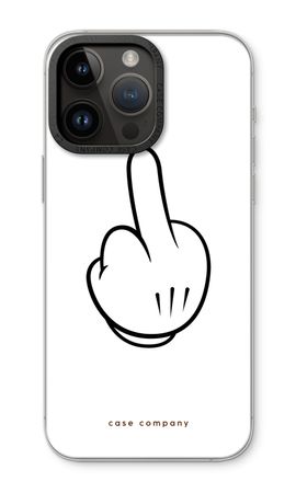 Mittelfinger weiß