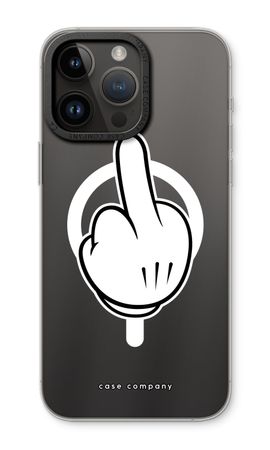 Mittelfinger weiß