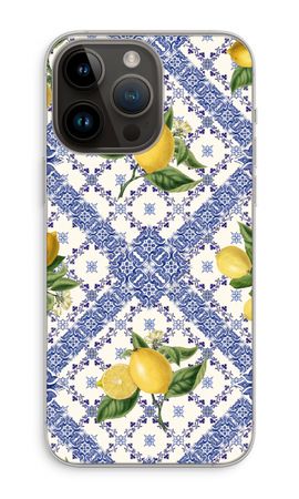 Blue tiles and lemons