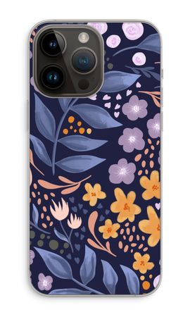 Flowers with blue leaves