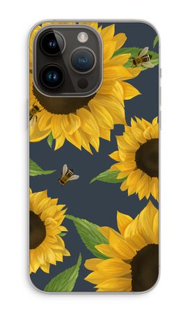 Sunflower and bees