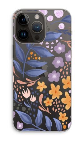 Flowers with blue leaves