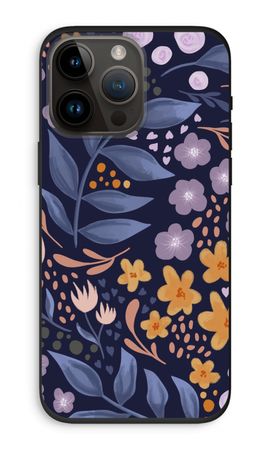 Flowers with blue leaves