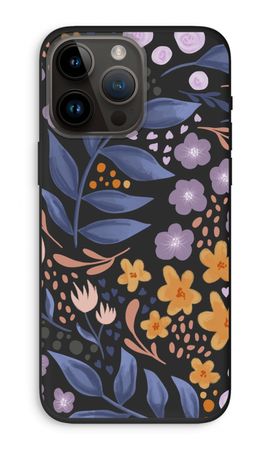 Flowers with blue leaves