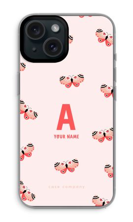 Rosy Butterflies Monogram