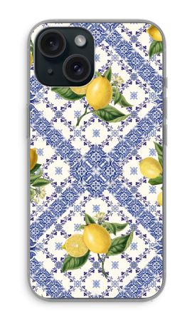 Blue tiles and lemons