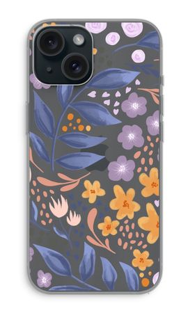 Flowers with blue leaves