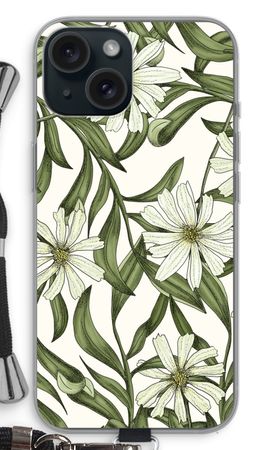 White flower pattern