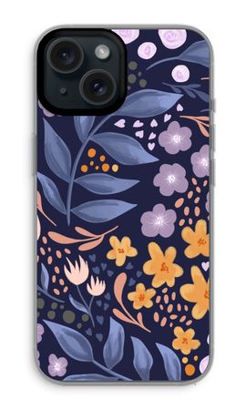 Flowers with blue leaves