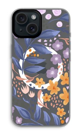 Flowers with blue leaves