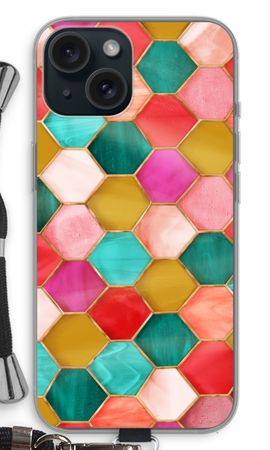 Hexagons in stained glass