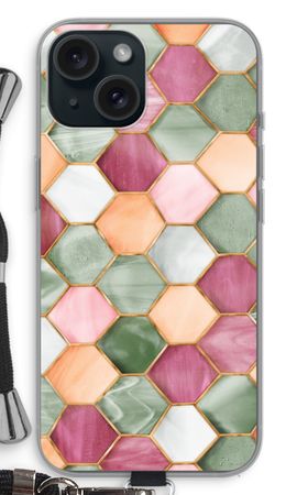 Hexagons in stained glass