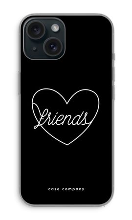 Friends heart black