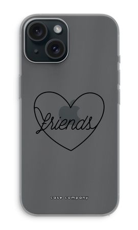 Friends heart black