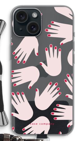 Hands pink