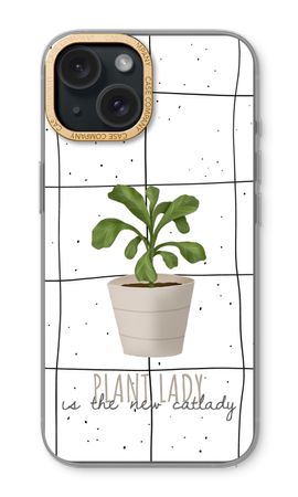Houseplant on windowpane