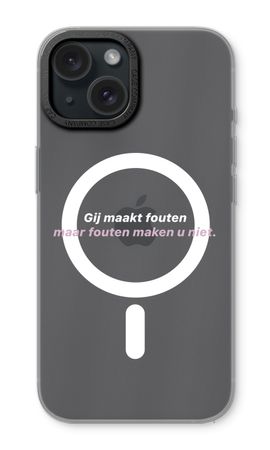 Fouten maken u niet