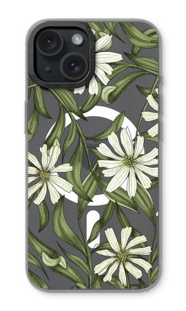 Wit bloemenpatroon