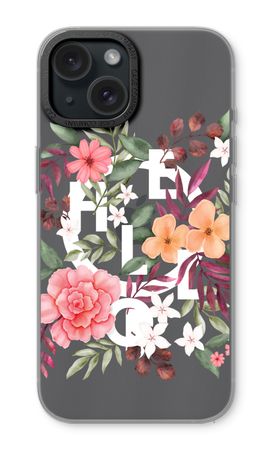Hello in flowers