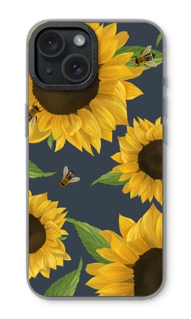 Sunflower and bees