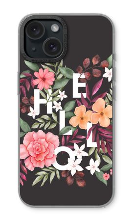 Hello in flowers
