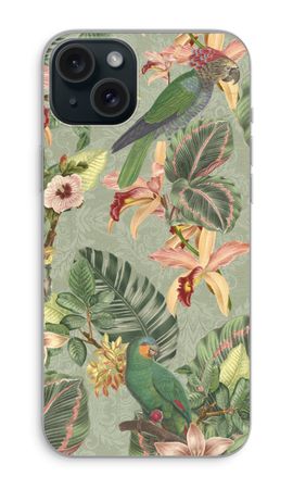 Tropical jungle parrot