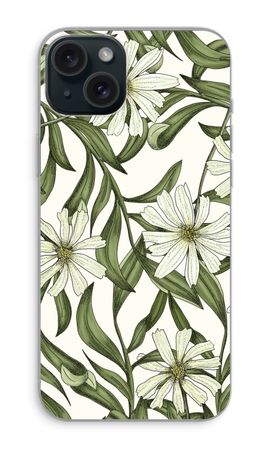 White flower pattern