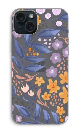 Flowers with blue leaves