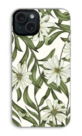 White flower pattern