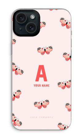 Rosy Butterflies Monogram