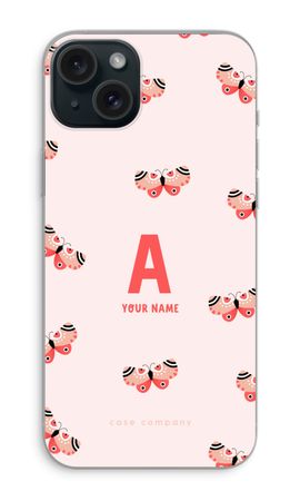 Rosy Butterflies Monogram