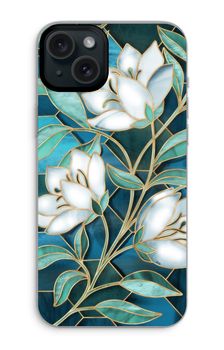 Fiori di vetro colorato blu