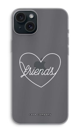 Friends pastellfarbenes Herz