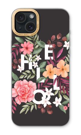 Hello in flowers