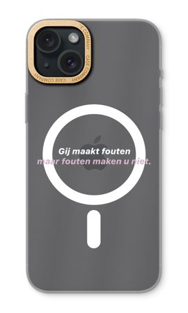 Fouten maken u niet