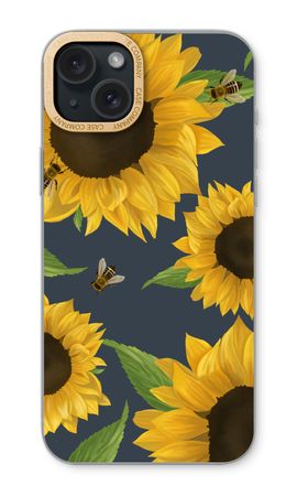 Sunflower and bees