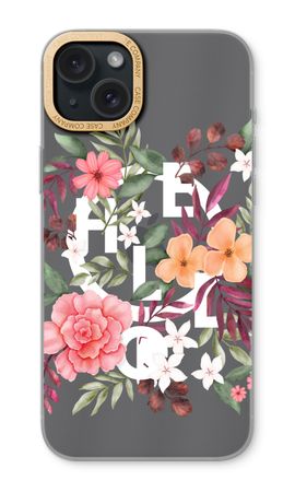Hello in flowers