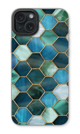 Hexagons in stained glass