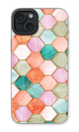 Hexagons in stained glass