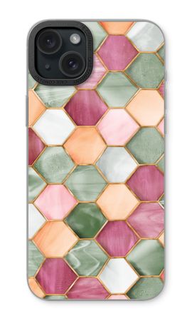 Hexagons in stained glass